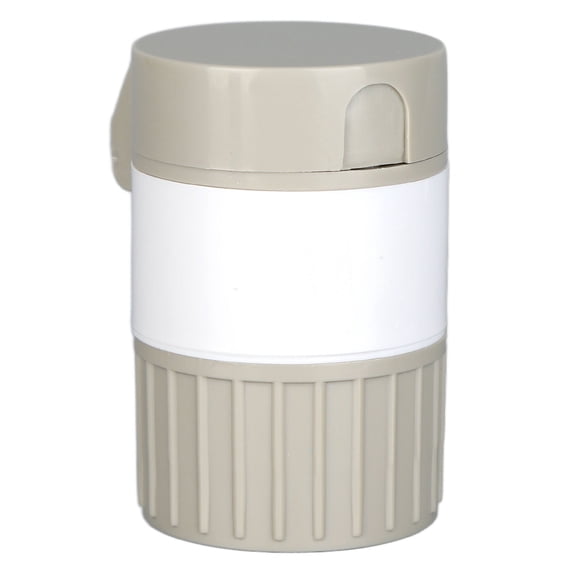 LIYJTK Multiflnctional 4 In 1 Medicine Splitter Box Medicine Box Container With Stainless Steel Blade,Medicine Splitter,Medicine Crusher