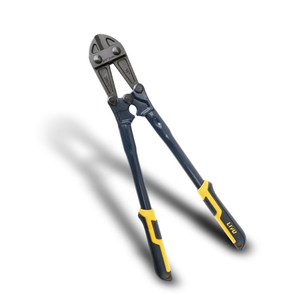LIYU 12-Inch Industrial Bolt Cutter, Chrome Molybdenum Steel Forged, Overall Heat Treated, Rustproof Coating, Labor-Saving Cutting Tool, Anti-Slip Handle for Rebar, Steel Wire and Cable