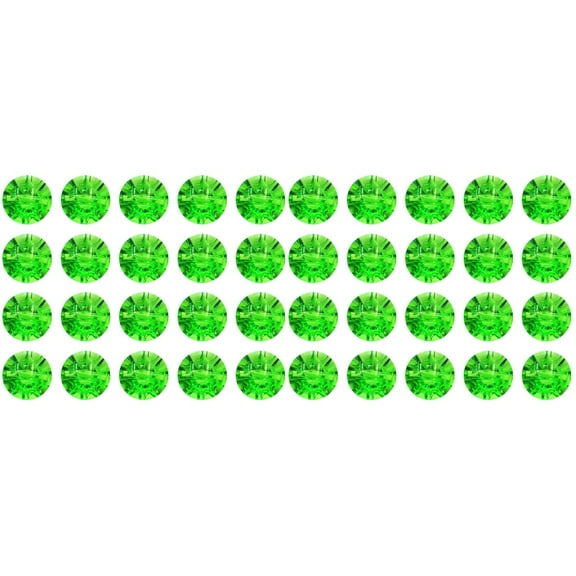 LIYUNMIAO 100 pcs Clear Crystal Button Adorable Shirt Button Simple Sweater Fasteners Delicate Sewing Buttons Coat Button Accessory for Man Woman Baby DIY (Light Green)