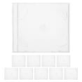 LIYUNMIAO 10pcs CD Box CD Containers CD Disc Storage Organizers DVD