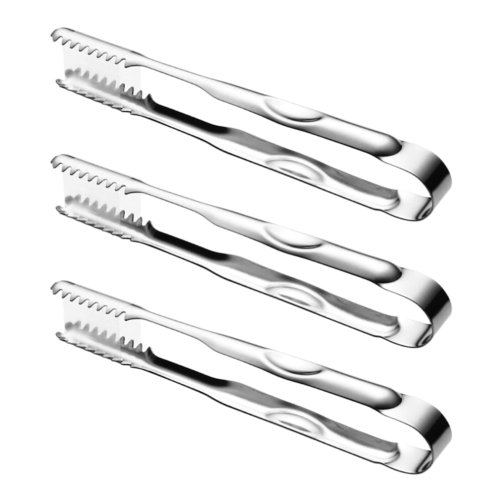 LIYUNMIAO 3 Stainless Steel Serving Tongs for Coffee Bar, Tea Party