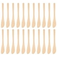 LIYUNMIAO 30PCS Wooden Dip Spreaders for Peanut Butter, Cheese