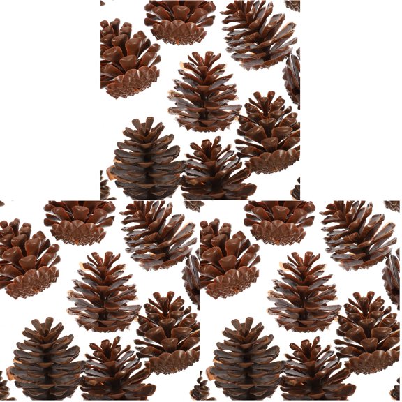LIYUNMIAO 90 pcs Plastic Imitation Pine Cone Christmas Fall Pine Cone Decoration Props