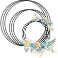 LIYUNMIAO 9pcs Floral Hoops Large Metal Rings Wreath Making Rings Metal Liyunmiao 9pcs floral hoops large metal rings wreath making rings metal