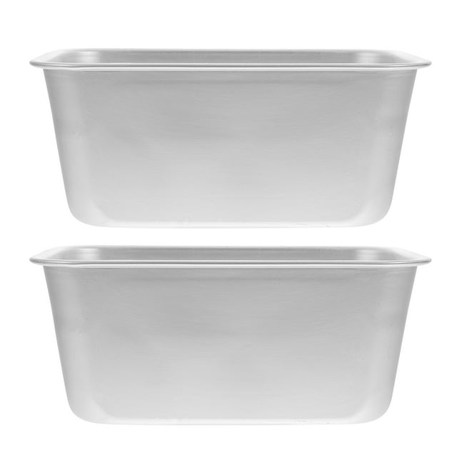 LIYUNMIAO Mini Loaf Pan for Baking Bread, 2Pcs Nonstick Bread Tins