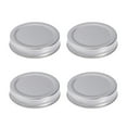 LIYUNMIAO Reusable Canning Lids for WideNeck Jars Silver