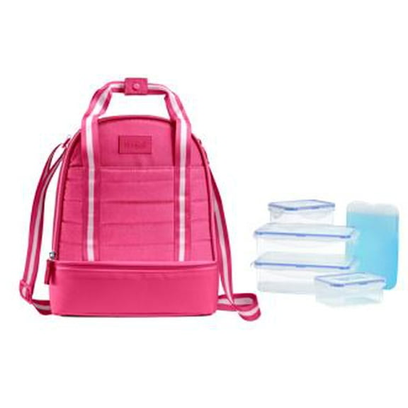LIZA ATHLEISURE LUNCH SET HOT PINK DC