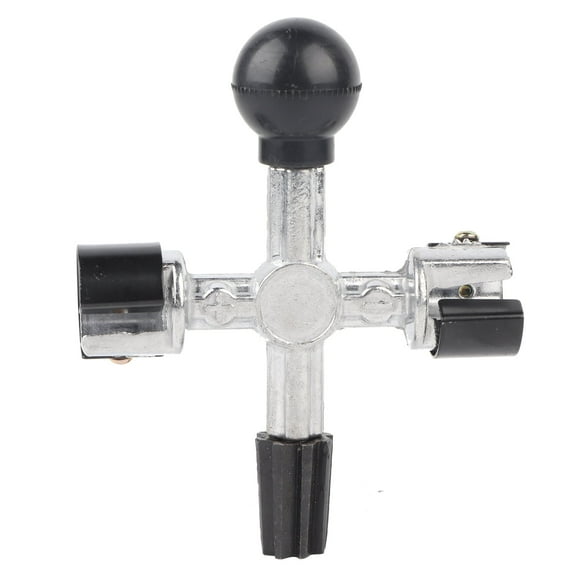 LIZEALUCKY 4 Way Battery Terminal Cleaner, 4 Way Battery Terminal Cleaner Scraper Terminal Tool Cleaner Automotive Accessory, For Acid Battery Terminal Post Cleaner