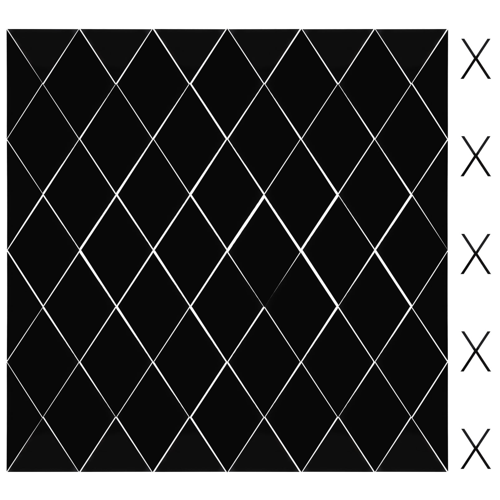 LIZEALUCKY DIY acrylic hexagonal black mirror wallpaper detachable