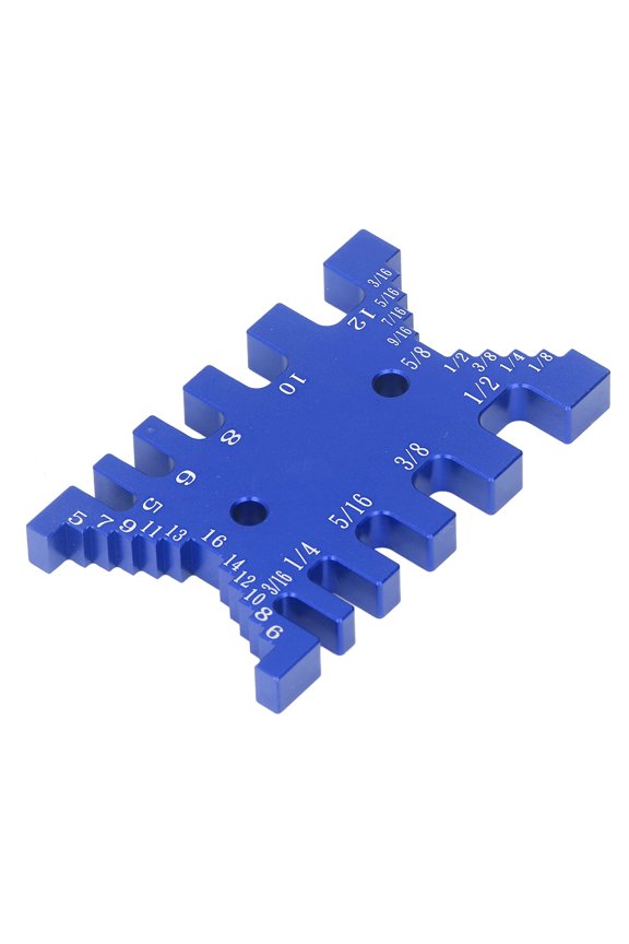 High Precision Dovetail Jig ,Router Table With Router Combo Kit,Dovetail Jig Caliper Aluminum Metric Imperial Scale Card Measuring Woodworking Tool[Blue]