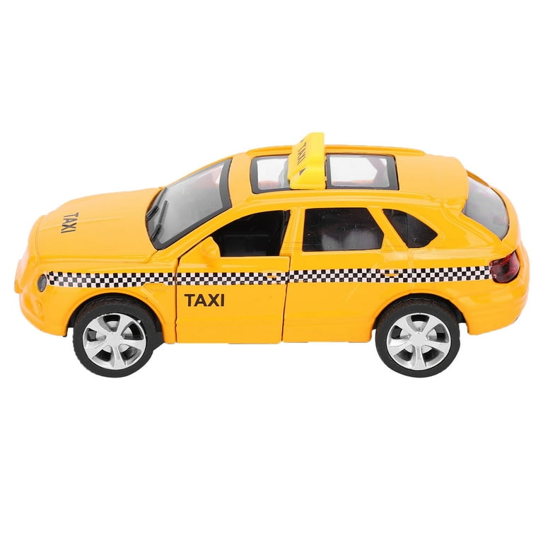 LIZEALUCKY Taxi Toy,Nyc Taxi In Yellow Cab Model,1:32 Toy