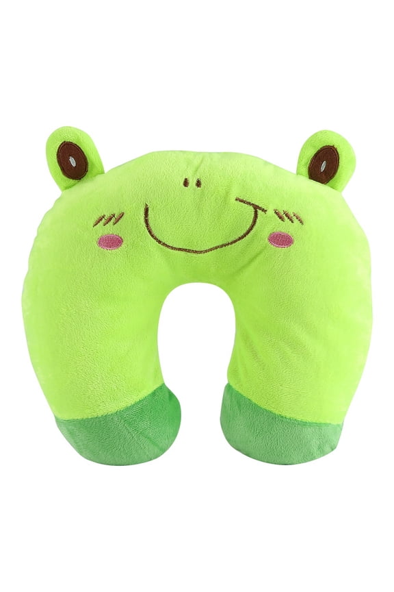 Toddlers U-Shape PP Cotton Neck Pillow, Frog