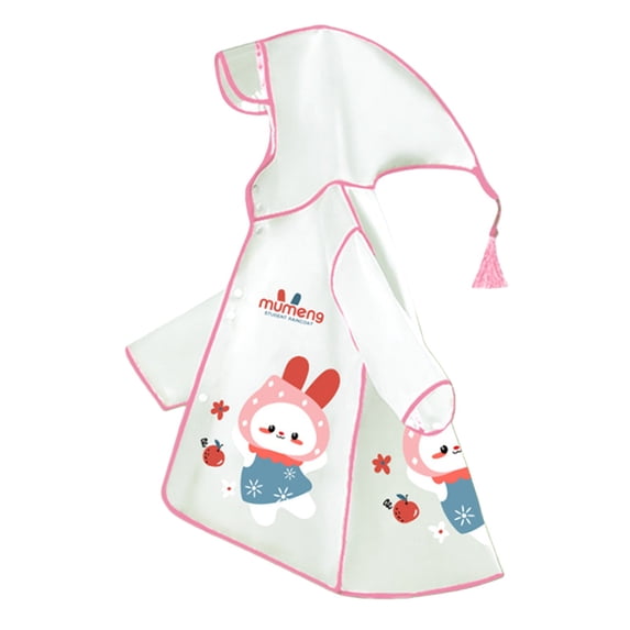 LIZENG Boys Girls Dinosaur Rain Coat for Kids Lightweight Waterproof Rain Jacket Poncho with Hood Child Reusable Rainproof Gear