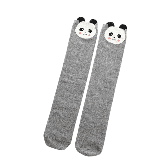 LIZENG Children's Cotton Socks Animal Heart Little Cat Ankle and Mid Calf Socks