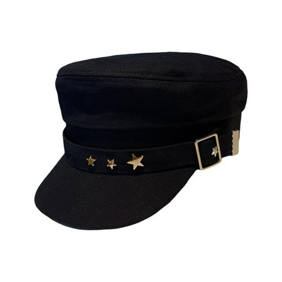 LIZENG Classic Chauffeur Hat for Men and Women Limousine Hat for Limo Or Taxi Driver Hat Classic Sailor Hats Stylish Peaked Hat Women