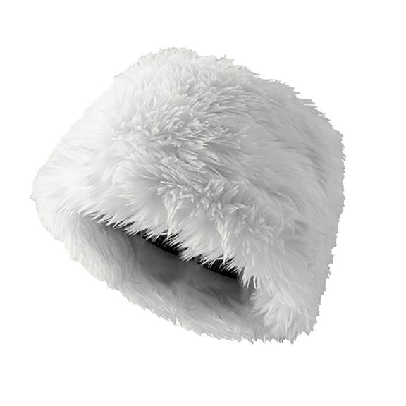 LIZENG Clearance Plush Fisherman Hat Lightweight Polyester Warm Furry Bucket Hat Solid Color Winter Cap for Women’s Autumn and Winter Fashion Insulated Fluffy Outdoor Hat Tail-Friendly Compact Tra