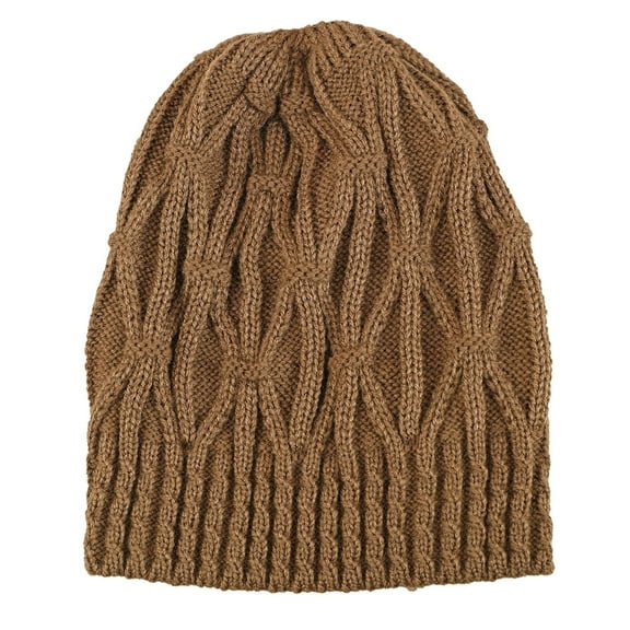 LIZENG Clearance Unisex Winter Hat Cozy Acrylic Chunky Knit Beanie Warm Ribbed Design for Men and Women Ideal for Outdoor Activities Cold Weather Skiing Snowboarding Camping Casual Everyday Use Kni