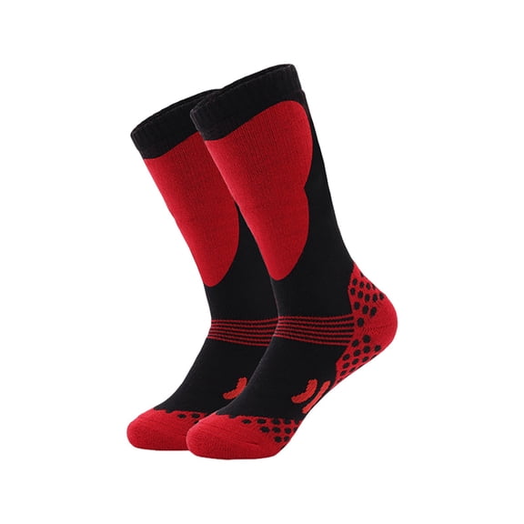 LIZENG Kids' Ski Socks for Boys & Girls Thermal Socks with Non Grips Colorful Ankle Support Socks Toddler Girl Show Socks
