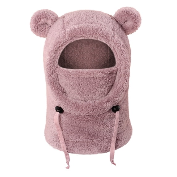 LIZENG Kids Winter Hats Children's Ski Windproof Warm Adjustable with Hat for Boys Girls Fleece Lined Hat