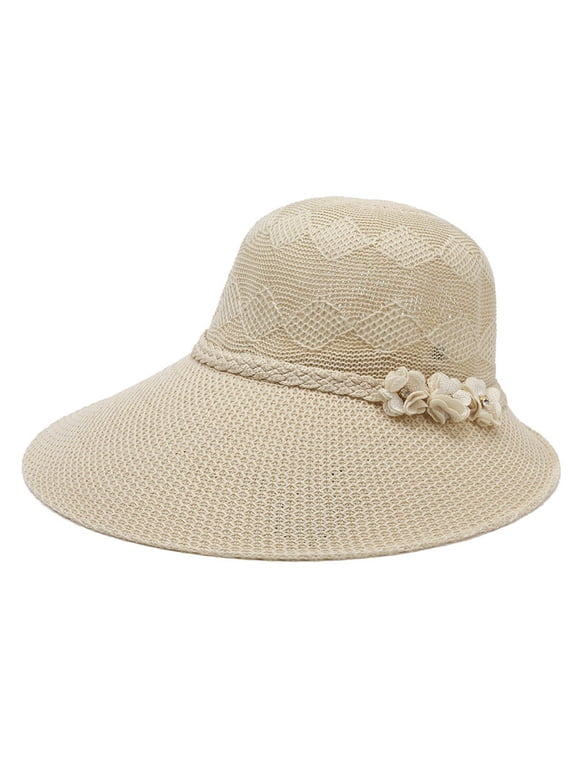 Ladies Travel Hats Women Floppy Packable Sun Visor Fashion Summer Hats up Top Hats