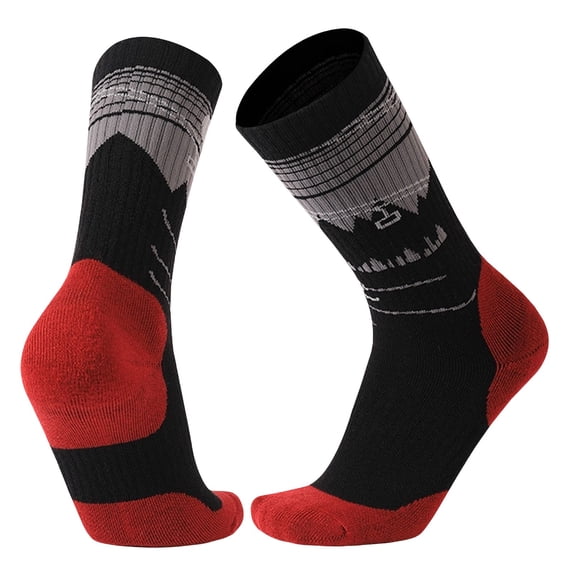 LIZENG Ski Socks 1 Pairs Knee High Skiing Socks Winter Warm Snowboard Thermal Socks Boy Socks Cotton