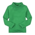 LIZENG Toddler Baby Girls Boys Pullover High Neck Candy Color