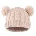 thumbnail image 1 of LIZENG Toddler Hat Autumn and Winter Wool Knitted Hat Baby Pullover Hat Boys and Girls Baby Hat Toddler Boy Baseball Hat, 1 of 8