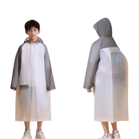LIZENG Toddler Raincoat Spring Summer and Autumn Windproof and Rainproof Outdoor Sports Toddler Clothing Big Coats Girls