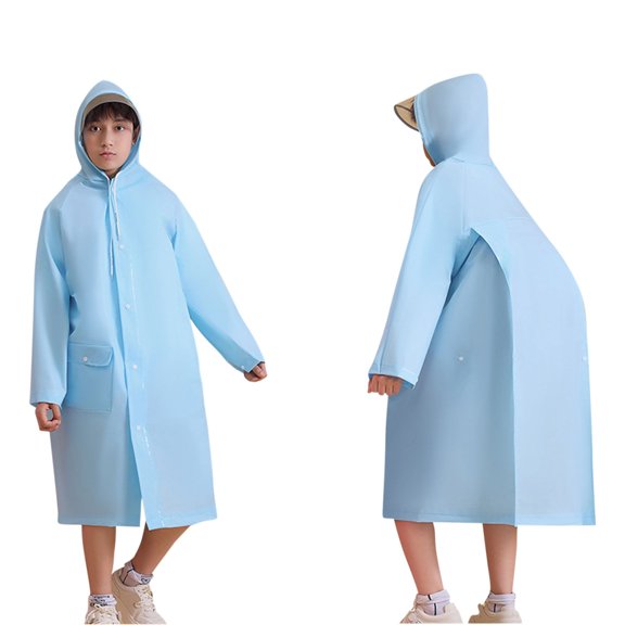 LIZENG Toddler Raincoat Spring Summer and Autumn Windproof and Rainproof Outdoor Sports Toddler Clothing Big Coats Girls