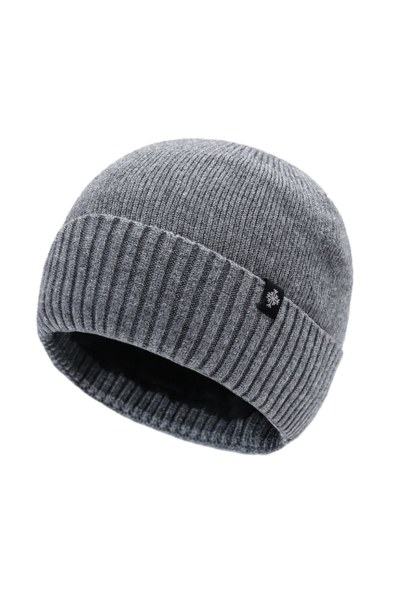Warm Acrylic Winter Hat for Women Ribbed Knit Fleece-Lined Cap Stretchable Lightweight Beanie Perfect for Outdoor Activities and Everyday Cold Weather Style 