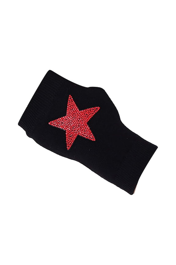 Winter New Ladies Fingerless Knitted Warm Half Finger Wool Gloves With Mittens Faux Fur Lined Handwarmer for Typing Texting