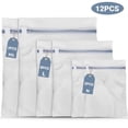 thumbnail image 1 of LIZEVINC 12-Pack Mesh Laundry Bags, 3-Size Set Wash Bags for Delicates, Durable Laundry Bags Mesh Wash Bags for Bra, Lingerie, Sweater, Clothing Organization, 1 of 10