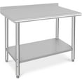 thumbnail image 1 of LIZHOUMIL Commercial Stainless Steel Work Table, NSF Certified, Adjustable Storage, 1 of 9