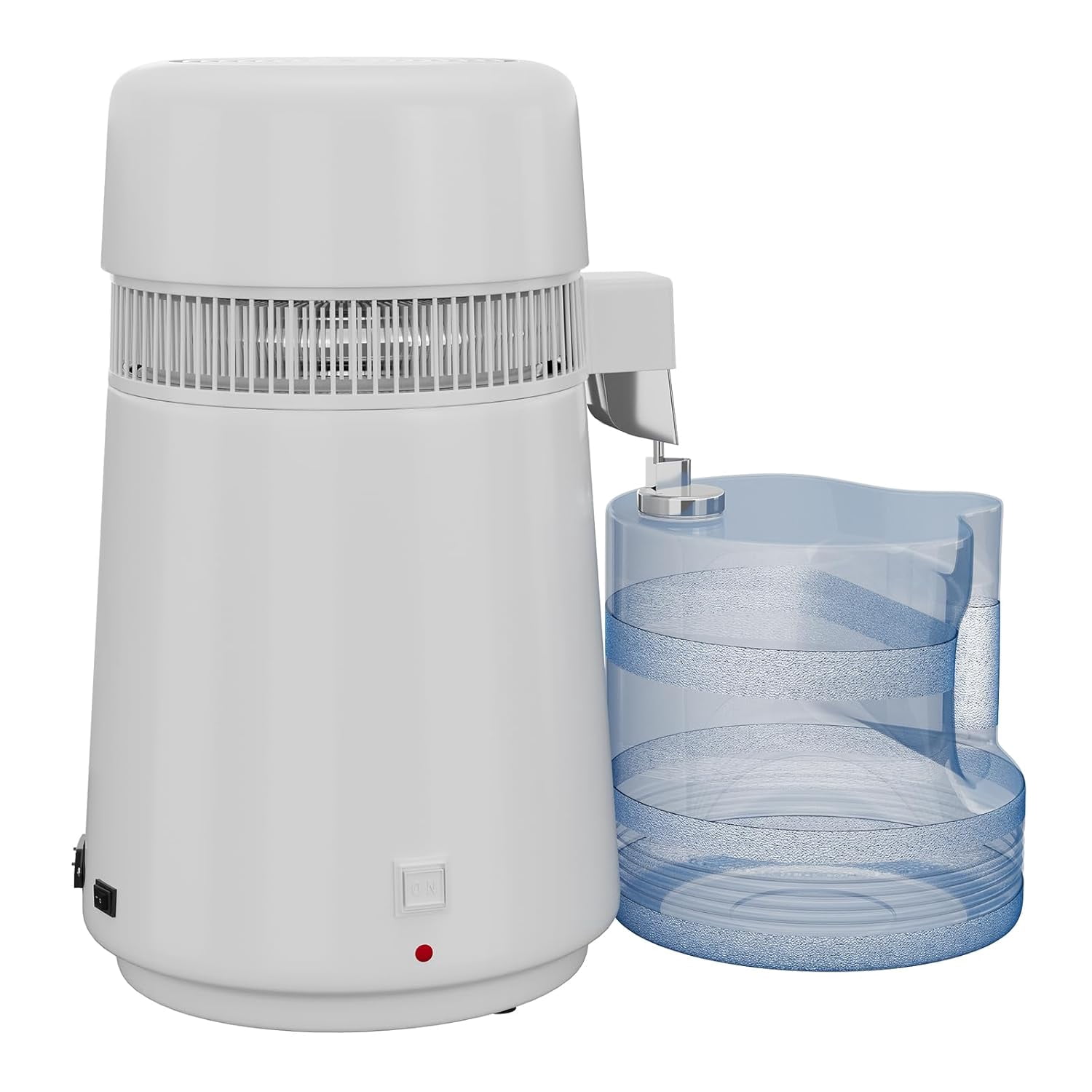 LIZHOUMIL Countertop Water Distiller 4L/6L, 750W-900W Stainless Steel, Plastic/Glass Jug