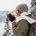 thumbnail image 1 of LIZUOJUN Under $2 Beanie Slouchy Knitted Hat Unisex Solid Color Loose Draped Pullover Beanie Soft Stretch Windproof Casual Headwear For Autumn Winter Daily Leisure Wear Beige, 1 of 2