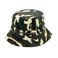 thumbnail image 1 of LIZUOJUN Under $2 Bucket Hat Sun Hats For Women Soft Sun Protection Fashion Casual Camouflage Fisherman Hat For Fishing Hiking Garden Safari Beach Camouflage,One Size, 1 of 3