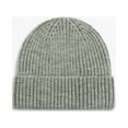 thumbnail image 1 of LIZUOJUN Under $3 Beanie Winter Hat For Men Women Solid Color Ribbed Knitted Cuff Hat Lightweight Stretchy Windproof Hip Hop Cold Cap Packable Outdoor Daily Headwear For Casual Use Grey, 1 of 5