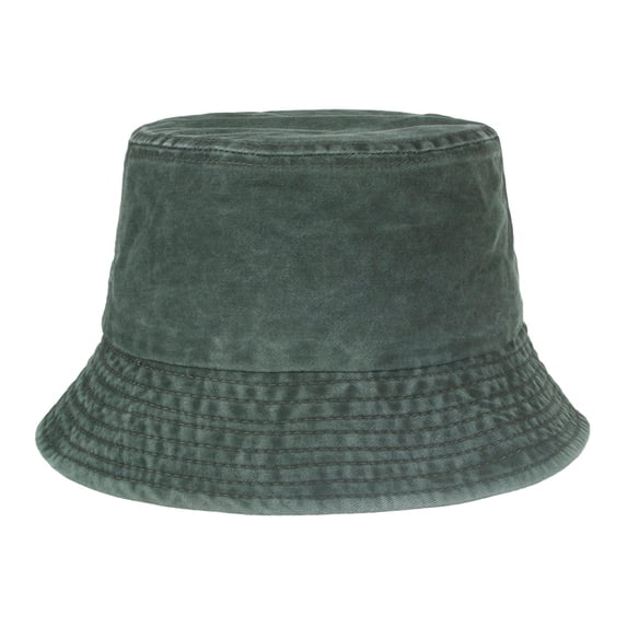 LIZUOJUN Under $3 Bucket Hat Sun Hat Classic Cotton Packable Sun Bucket Hats Plain Hat Sun Protection Unisex Summer Travel Beach Fisherman Hat Green,One Size