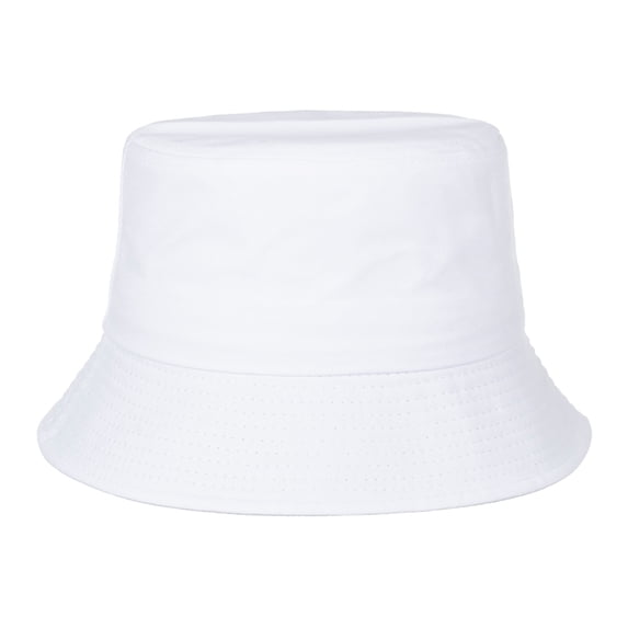 LIZUOJUN Under $3 Bucket Hat Sun Hat Classic Cotton Packable Sun Bucket Hats Plain Hat Sun Protection Unisex Summer Travel Beach Fisherman Hat White,One Size