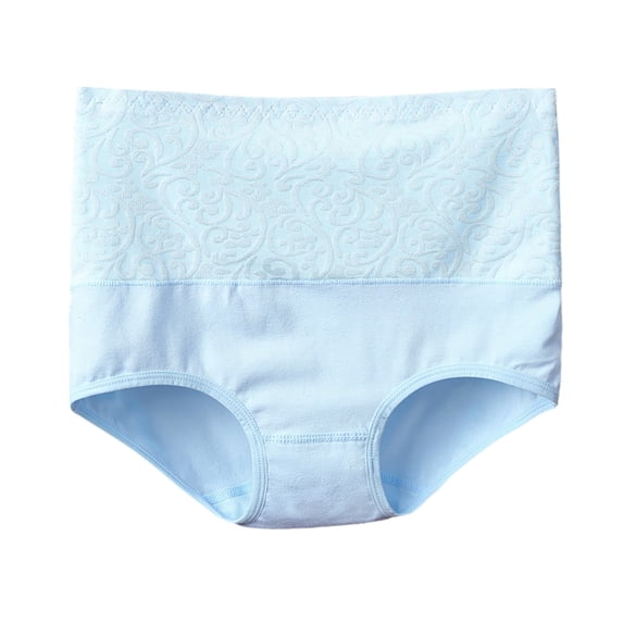 LIZUOJUN Under $3 Cotton Underwear For Women Comfortable High Waisted Briefs Moisture-Wicking Full Coverage Stretch Breathable Panties Regular & Plus Size L-4XL