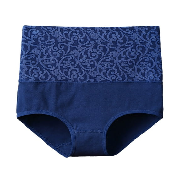 LIZUOJUN Under $3 Cotton Underwear For Women Comfortable High Waisted Briefs Moisture-Wicking Full Coverage Stretch Breathable Panties Regular & Plus Size L-4XL