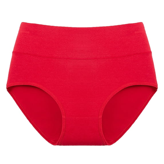 LIZUOJUN Under $3 Cotton Underwear For Women High Waisted Briefs Cotton Bottom Crotch Moisture-Wicking Full Coverage Panties Regular & Plus Size S-4XL