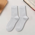 thumbnail image 1 of DailyChi Under $3 Crew Socks for Women Casual Cotton Socks Soft Breathable Stretchy Socks Everyday Reinforced Heel and Toe Socks Lightweight Casual Socks Everyday Comfort, One Size, 1 of 4