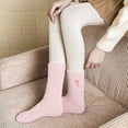 thumbnail image 1 of DailyChi Under $3 Crew Socks for Women Cotton Fleece Lined Warm Socks Cozy Thermal Plush Socks Non Slip Winter House Socks Soft Stretchy Fit Breathable All Day Comfort, One Size, 1 of 4
