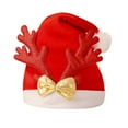 thumbnail image 1 of LIZUOJUN Under $3 Plush Santa Hat For Adults Easy Pull-On Instant Party Vibe Holiday Hat Christmas Headwear Stocking Stuffer Classic Santa Design Festive Pattern Variety, One Size, 1 of 1