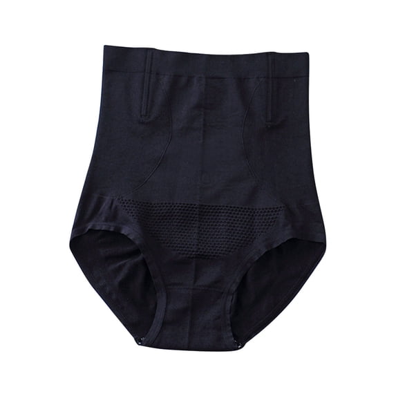 LIZUOJUN Under $3 Underwear Women Butt Lifting Panties High Waisted Full Coverage Body Shaper Briefs Tummy Control Seamless Stretch Breathable Honeycomb Mesh Shapewear Panties S-XL