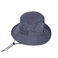 thumbnail image 1 of LIZUOJUN Under $4 Bucket Hat Sun Hat With Windproof Chin Strap Adjustable Boonie Hat UV Protection Unisex Fisherman Hat For Fishing Hiking Garden Safari Beach Grey,One Size, 1 of 3