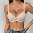 thumbnail image 1 of LIZUOJUN Under $4 Demi Push Up Bra for Women Full Coverage Lifting Bralettes Adjustable Strap Smooth Breathable Comfortable Wear Gentle Support Bras for Women, 70B, 1 of 9