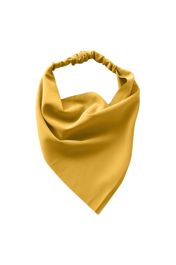 Under $4 Headband for Women Solid Color Triangle Bandana Head Scarf for Women Elastic Ruched Back Hair Kerchief Soft Stretchy Breathable Hair Bandana for Daily Outdoor Wear, Multicolor