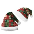 thumbnail image 1 of LIZUOJUN Under $4 Plush Santa Hat For Adults Festive Decoration Snug Fit Holiday Outfit Party Season Gift For Women Soft Knit Cozy Warmth Breathable Knit Lightweight Design, S, 1 of 4